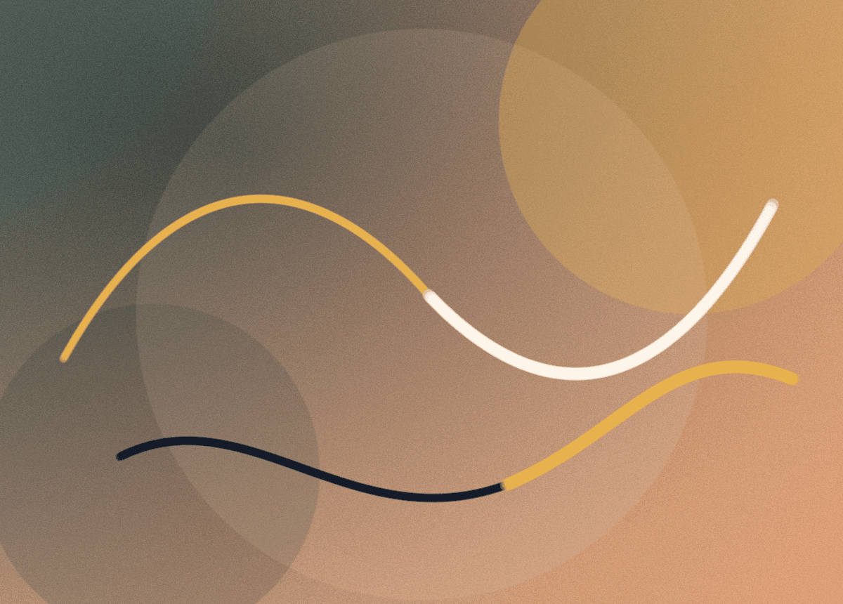 Abstract artist studio artwork with layered color and drawn marks